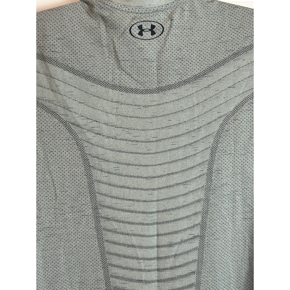 Men's Under Armour Heat Gear Tshirt Sz‎ Small The Seamless Tee Gray - Picture 5 of 7